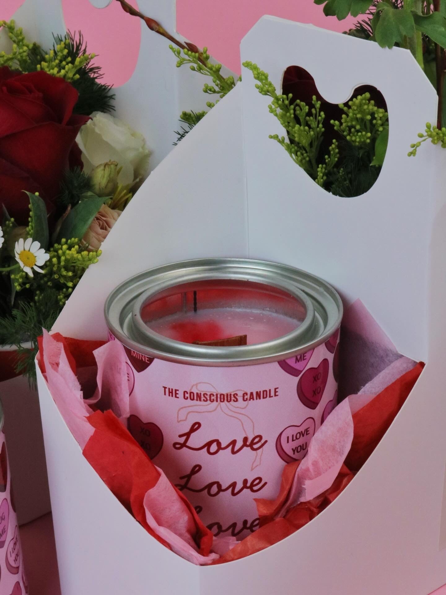 Love Love Love Candle